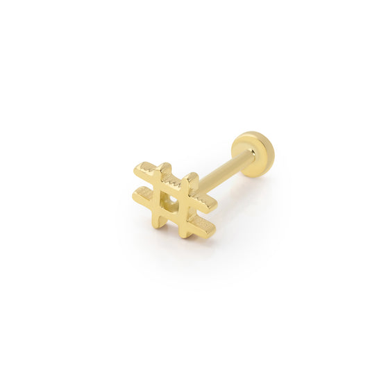 14K Gold Tragus Ohrring