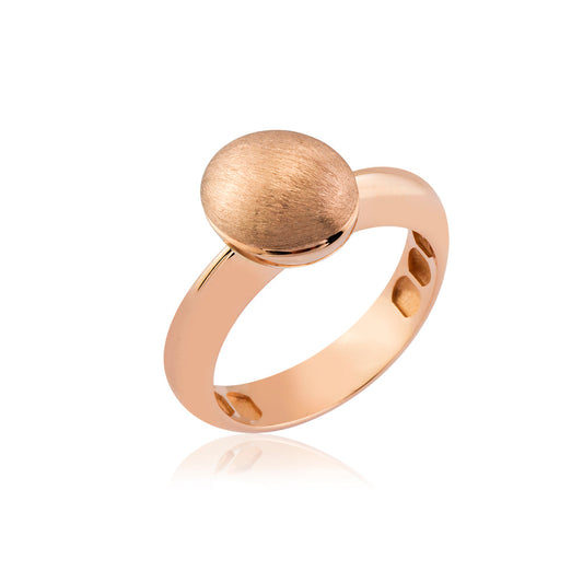 Auralis Ring in 14K Solid Gold with Stone Details