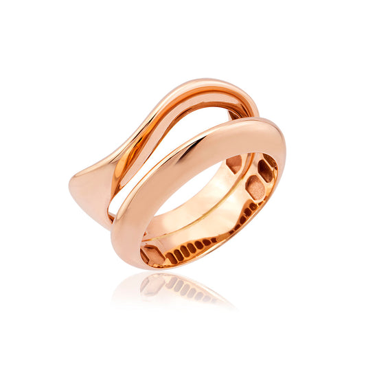 Nirvana Ring aus 14 Karat Massivgold